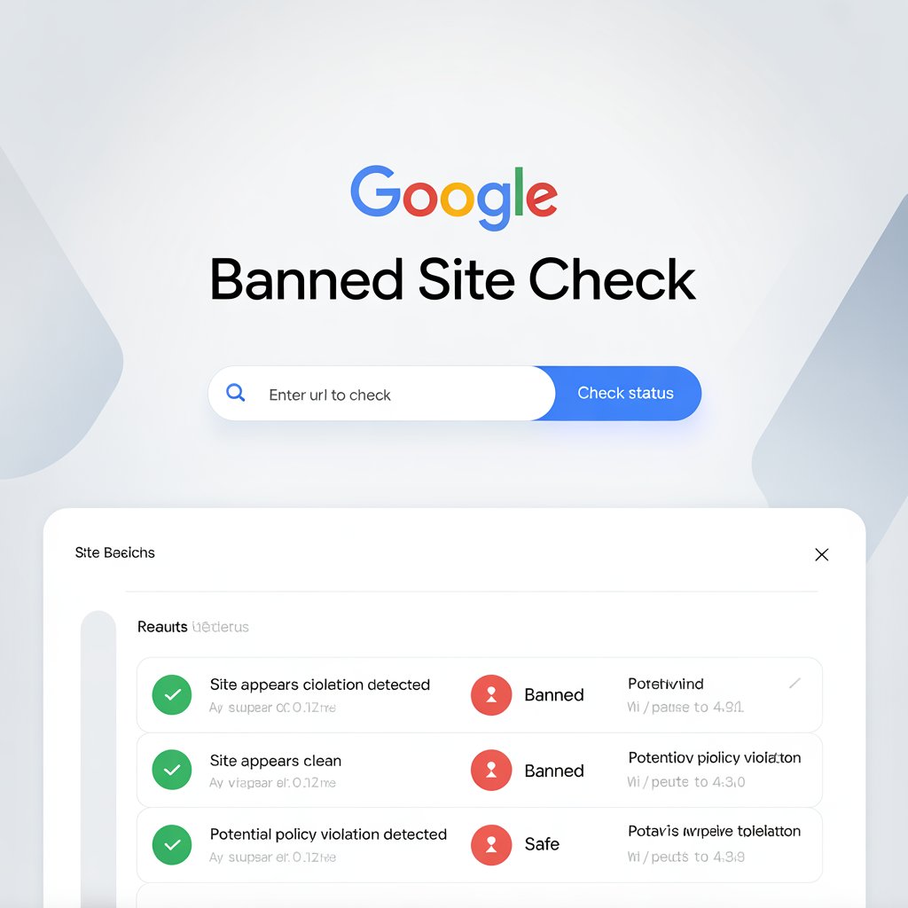 Google Banned Site Checker Tool